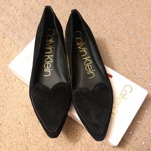 Calvin Klein Ezma Kid suede size 7.5